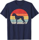 Vintage Retro Great Dane T-Shirt - T-Shirt | Navy