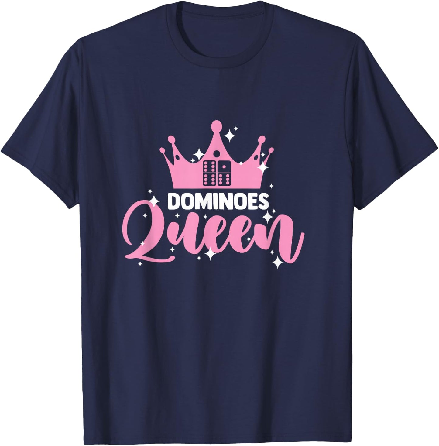 Dominoes Queen for an Domino Player T-Shirt - T-Shirt | Navy