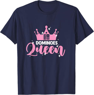Dominoes Queen for an Domino Player T-Shirt - T-Shirt | Navy