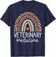 Funny Veterinary Medicine Vet Med Veterinarian Appreciation T-Shirt - T-Shirt | Navy