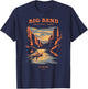 Big Bend National Park Texas Retro Vintage T-Shirt - T-Shirt | Navy