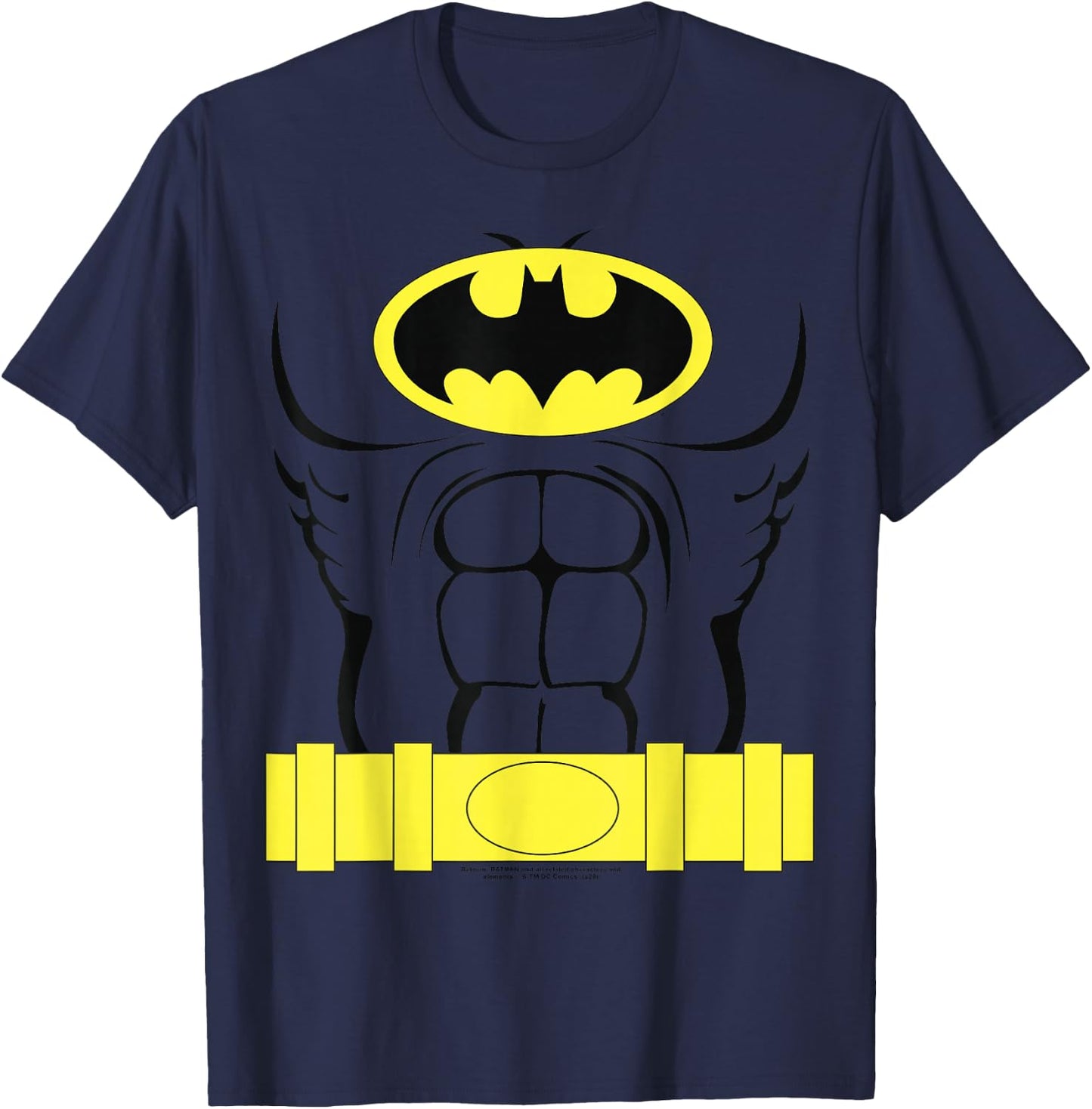 DC Comics Batman Costume Outline Small T-Shirt - T-Shirt | Navy