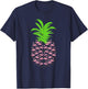 Pineapple Flamingo T-Shirt - T-Shirt | Navy