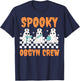 Retro Spooky OBGYN Crew Ghost Obstetrics Nurse Halloween T-Shirt - T-Shirt | Navy