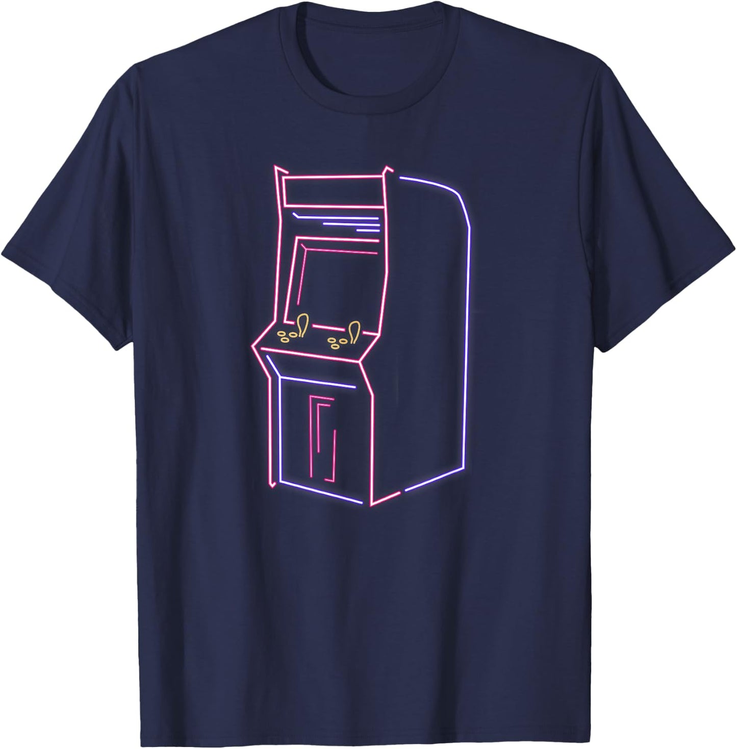 Arcade Video Gamer Game Machine Vintage 80S 90S Retro T-Shirt - T-Shirt | Navy