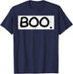 Boo Halloween Costume Lazy Women Men Kids Boys Girls Teens T-Shirt - T-Shirt | Navy