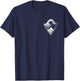 Kanagawa Japanese Art The Great Wave Vintage Aesthetic T-Shirt - T-Shirt | Navy