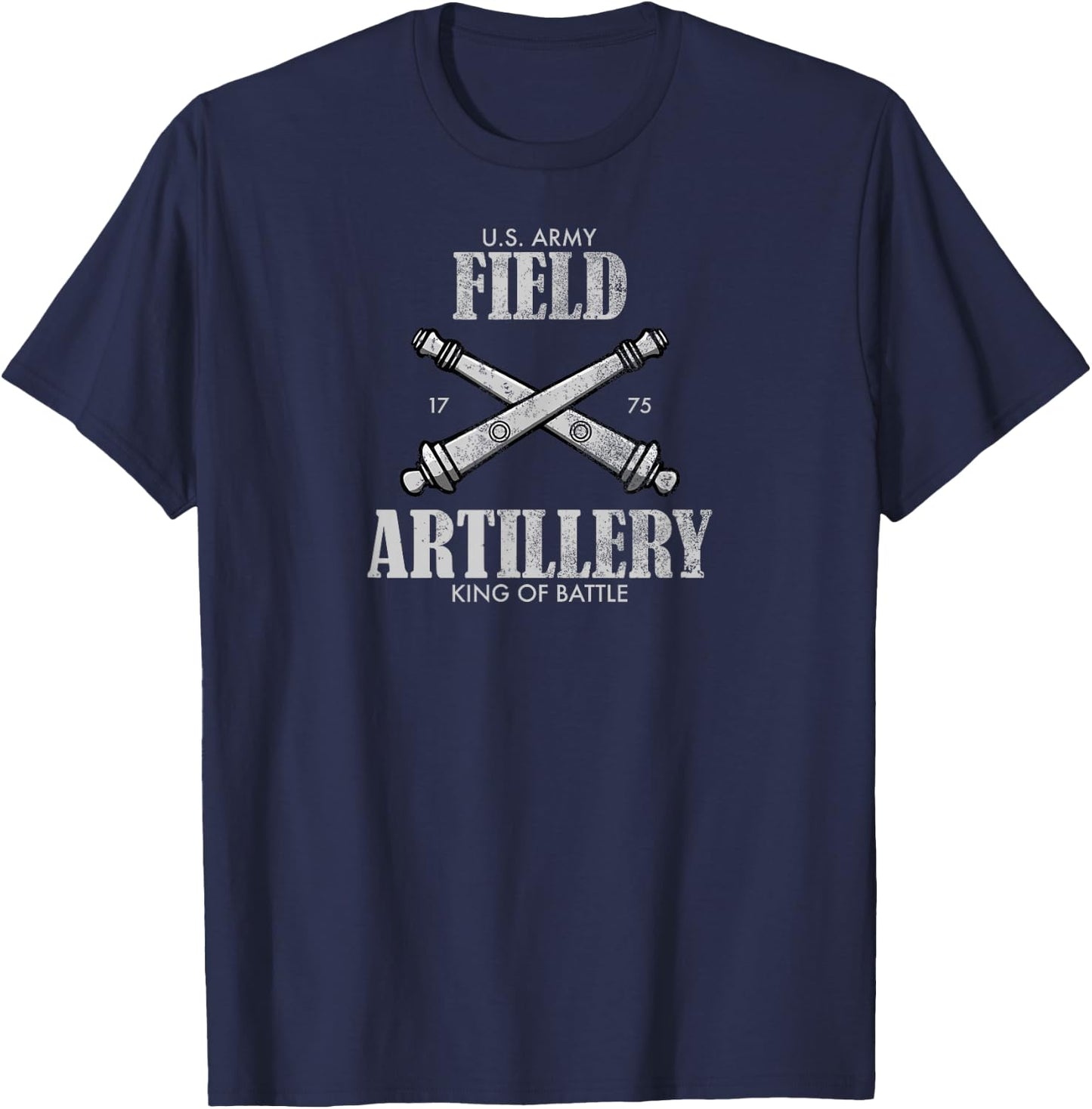 Field Artillery (distressed) T-Shirt - T-Shirt | Navy