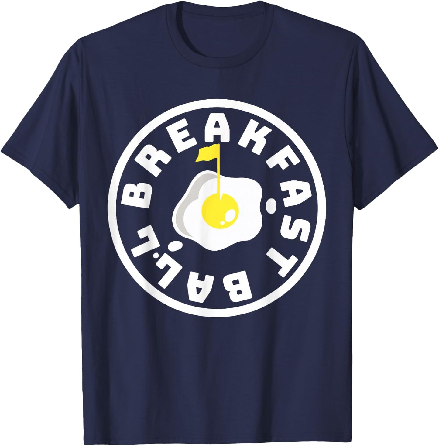 Breakfast Ball T-Shirt - T-Shirt | Navy