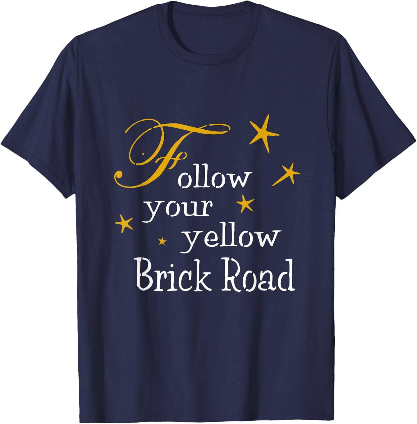Follow Your Yellow Brick Road T-Shirt - T-Shirt | Navy