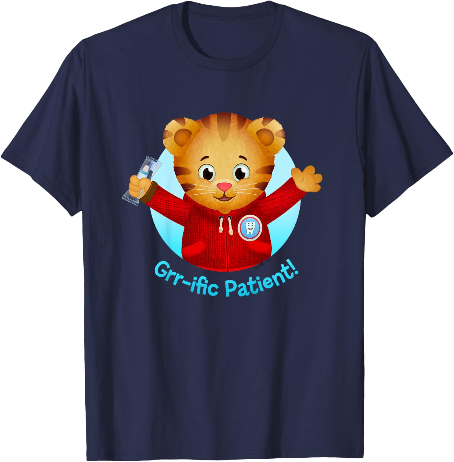 Daniel Tiger's Neighborhood: Grr-ific Patient T-Shirt - T-Shirt | Navy