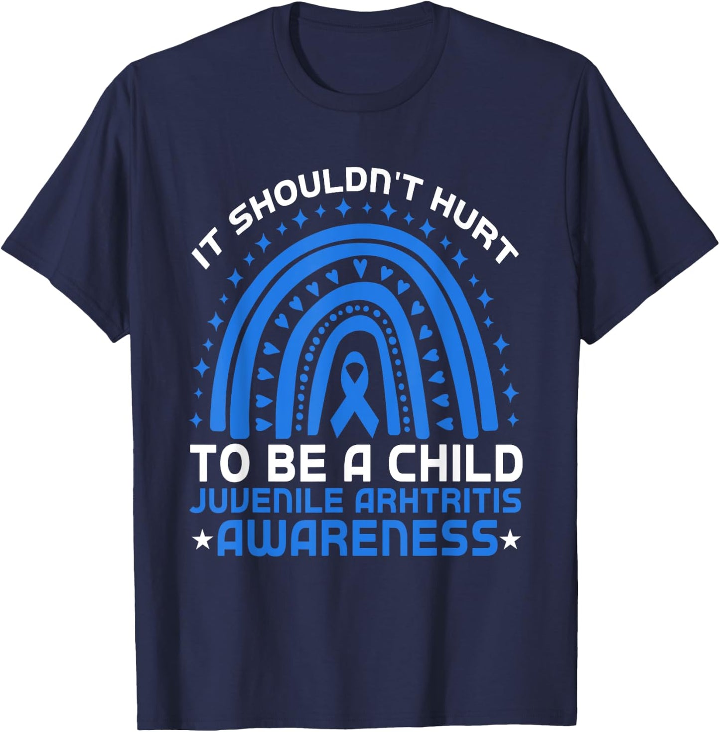 Juvenile Arthritis Awareness JIA T-Shirt - T-Shirt | Navy