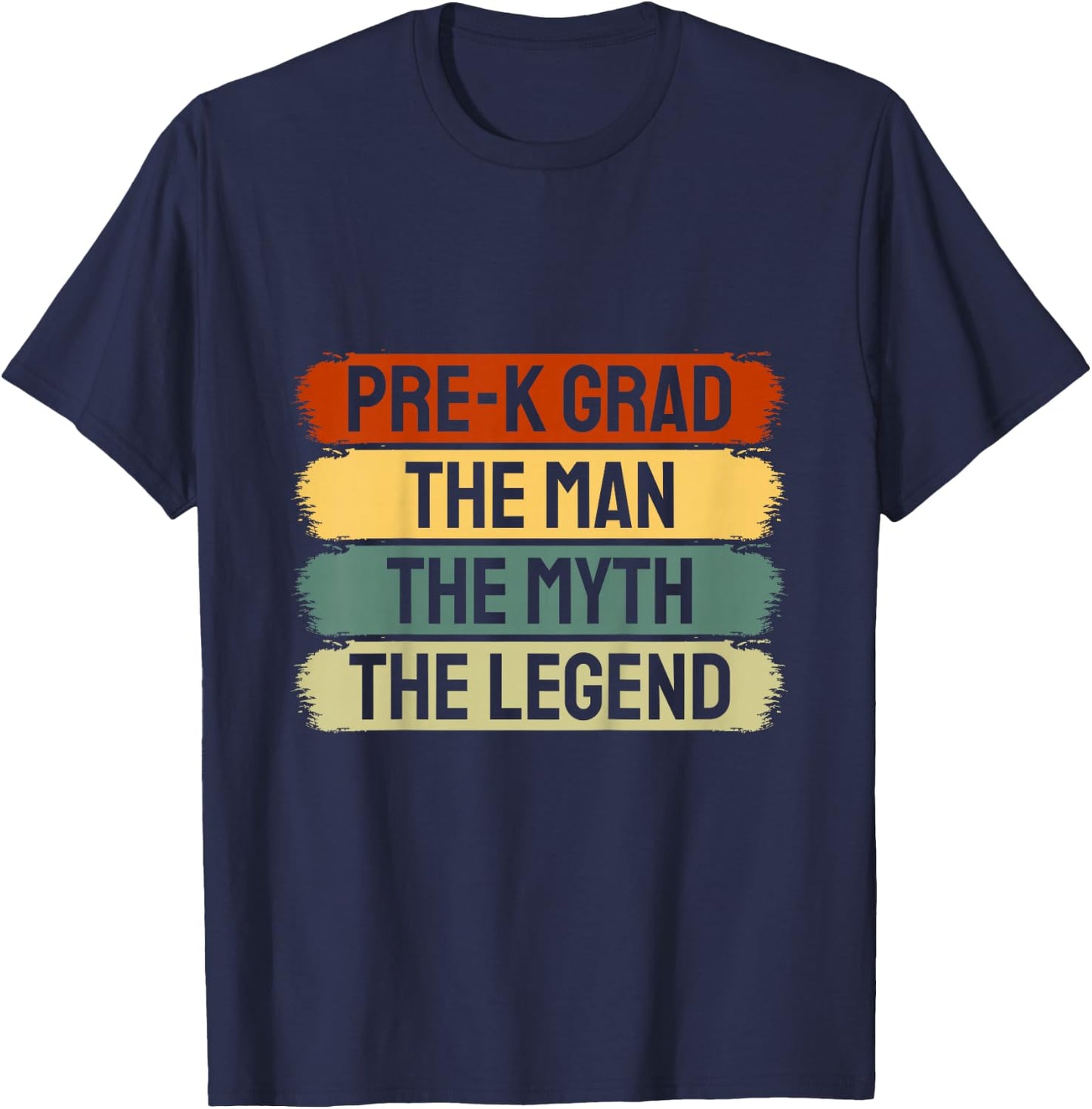 Kids Pre-K Grad 2026 Pre-K Kids Prek Graduation T-Shirt - T-Shirt | Navy