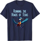 Texas Running The Roads Fast Bird Roadrunner T-Shirt - T-Shirt | Navy