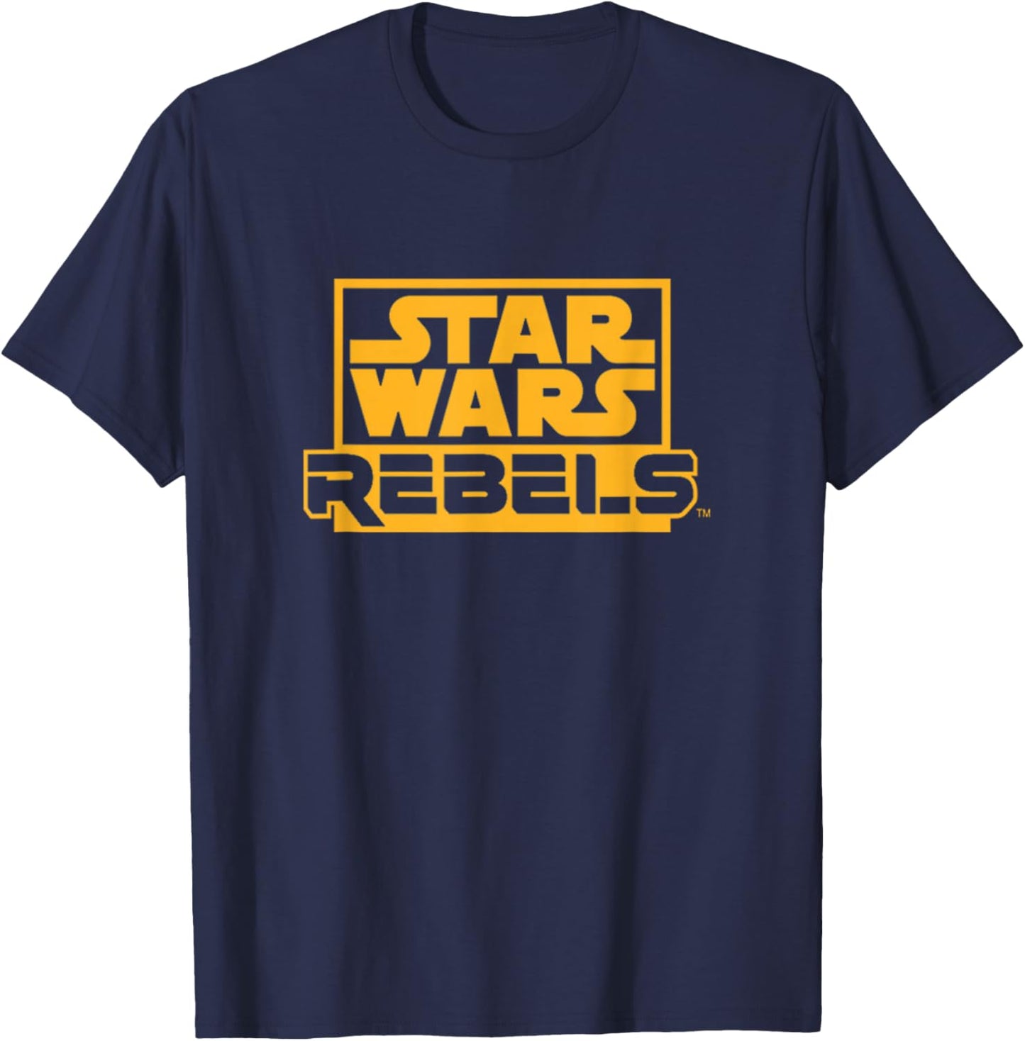 Star Wars Rebels Animated Series Official Logo T-Shirt - T-Shirt | Navy