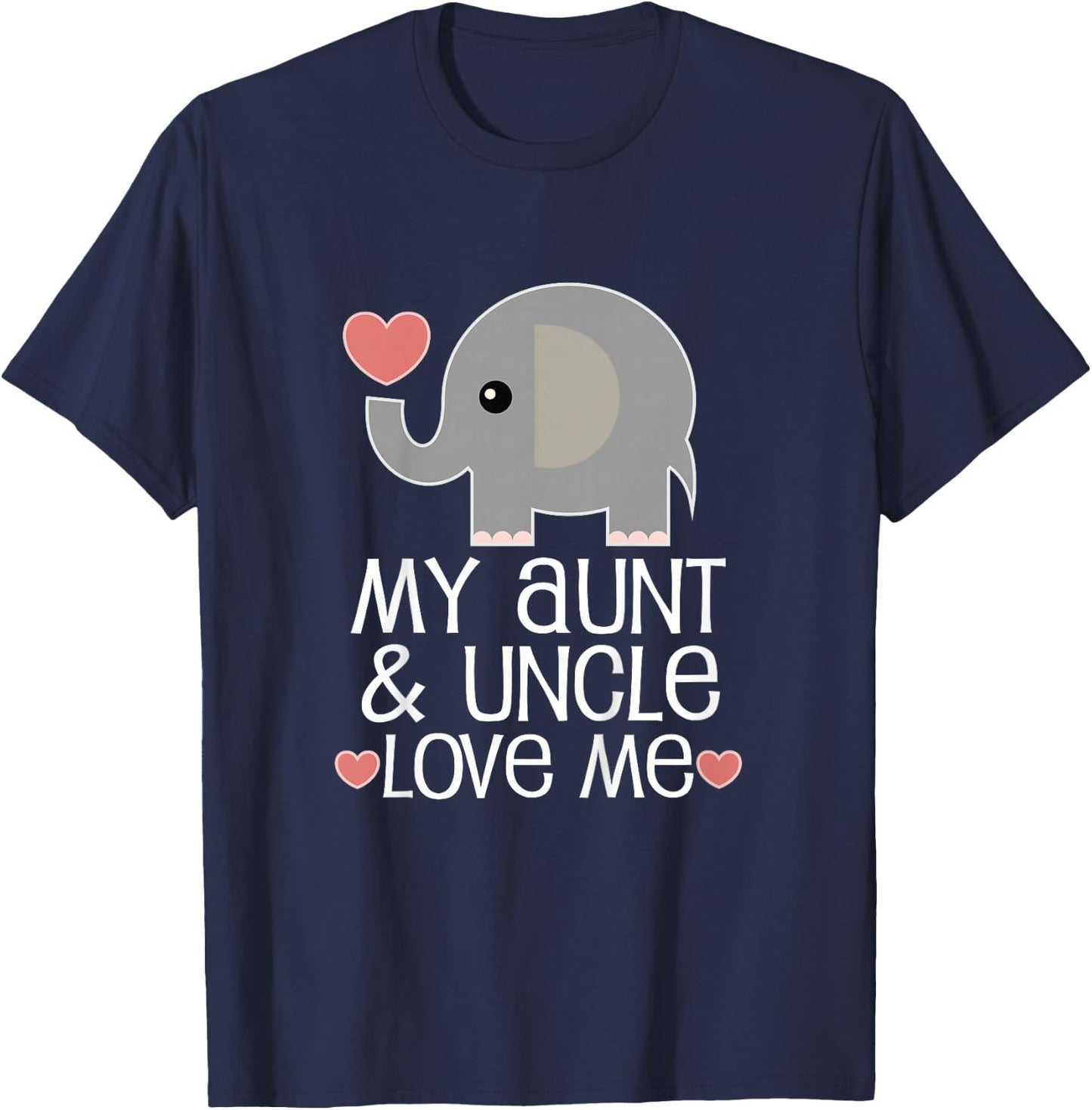 My Aunt and Uncle Love Me Nephew T-Shirt - T-Shirt | Navy