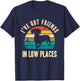 I've Got Friends In Low Places Funny Dachshund Vintage Gift T-Shirt - T-Shirt | Navy