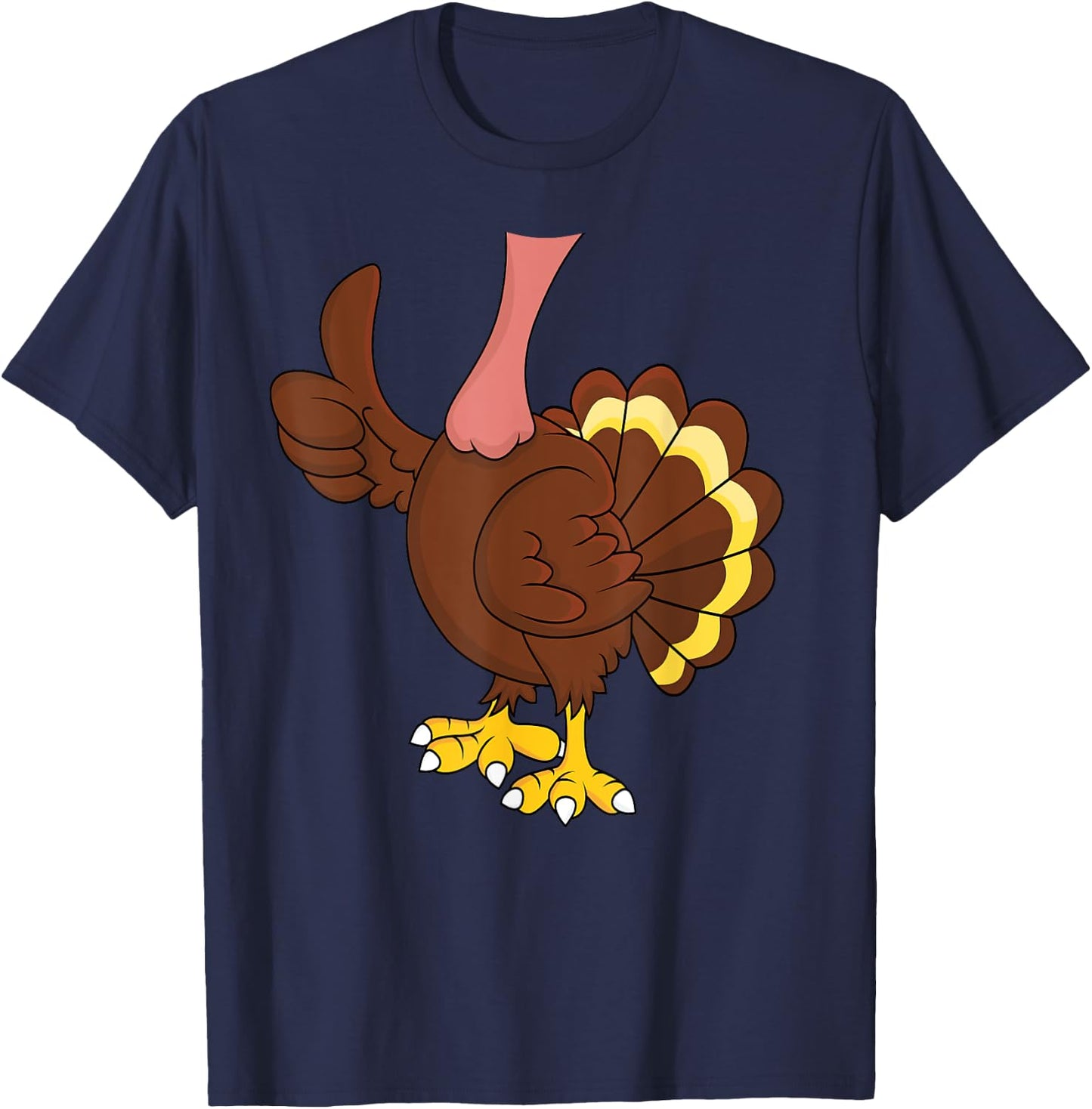 Turkey Adult Kids Men Women Turkey Costume Shirt T-Shirt - T-Shirt | Navy
