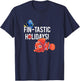 Disney Pixar Finding Nemo Dory & Nemo Fin-Tastic Holidays! T-Shirt - T-Shirt | Navy