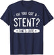 Heart Surgery Stent Transplant Survivor Orthotopic Cardiac T-Shirt - T-Shirt | Navy
