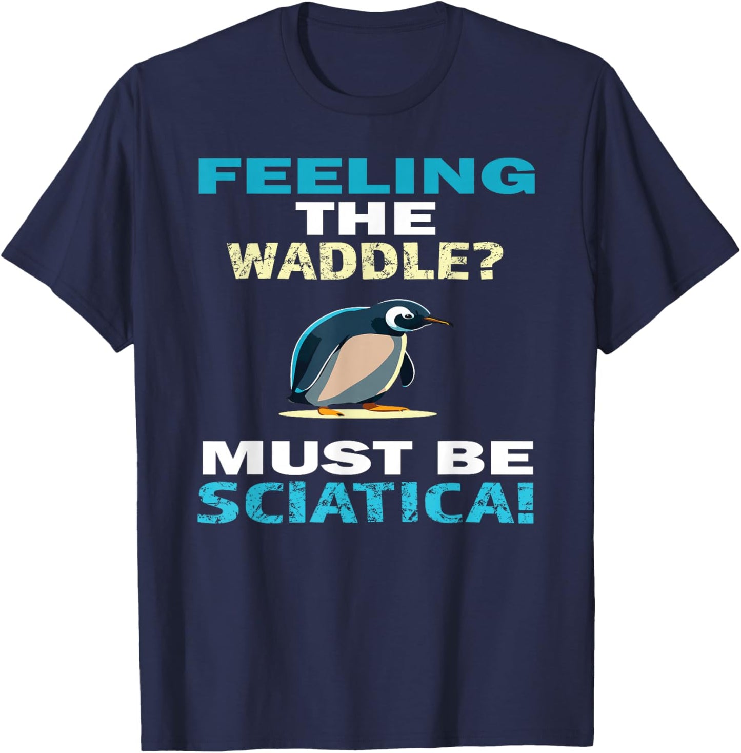Funny Post Back Neck Spinal Fusion Sciatica Nerve Pain Gifts T-Shirt - T-Shirt | Navy