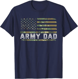 Army Dad Fathers Day T-Shirt - T-Shirt | Navy