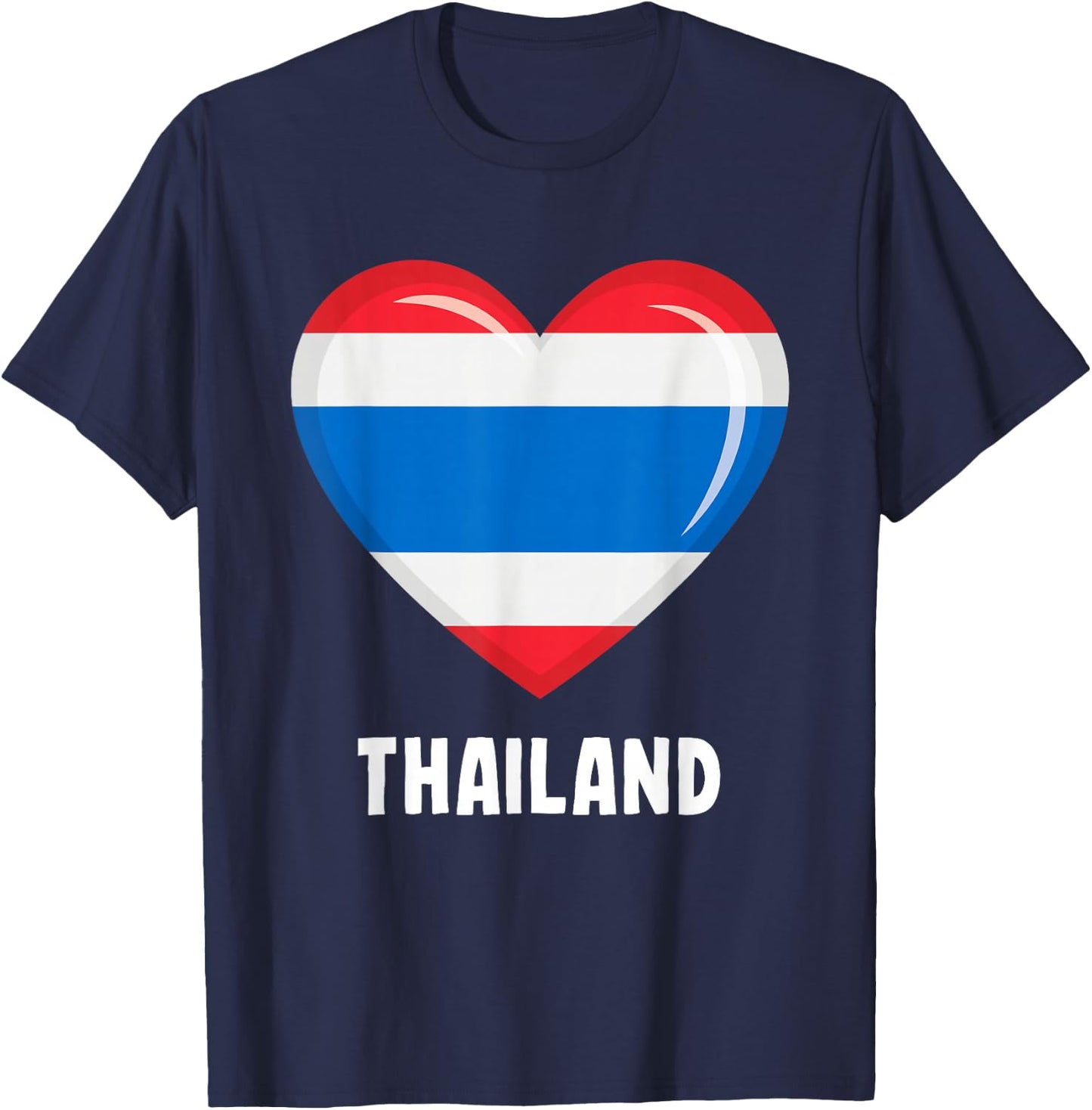 Thailand Flag Shirt | Thai T-Shirt - T-Shirt | Navy