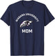 Niagara University Purple Eagles Arched Mom T-Shirt - T-Shirt | Navy