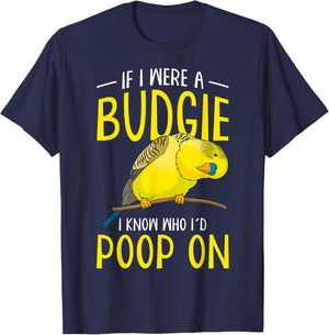 Budgie Lovers Parakeet Budgerigar Funny Women Men T-Shirt - T-Shirt | Navy