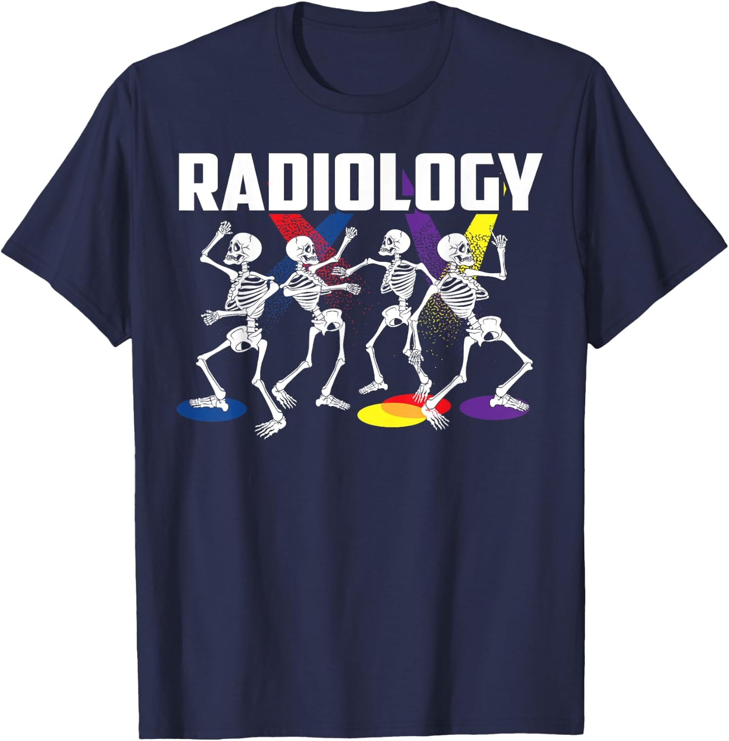 Funny Radiology Technologist Gift | Cute Rad Tech Men Women T-Shirt - T-Shirt | Navy
