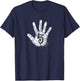 Number 5 Hi Five Hand Sign Hello Greeting Play Games Academy T-Shirt - T-Shirt | Navy