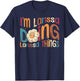 I'm Larissa Doing Larissa Things Funny Groovy Retro Larissa T-Shirt - T-Shirt | Navy