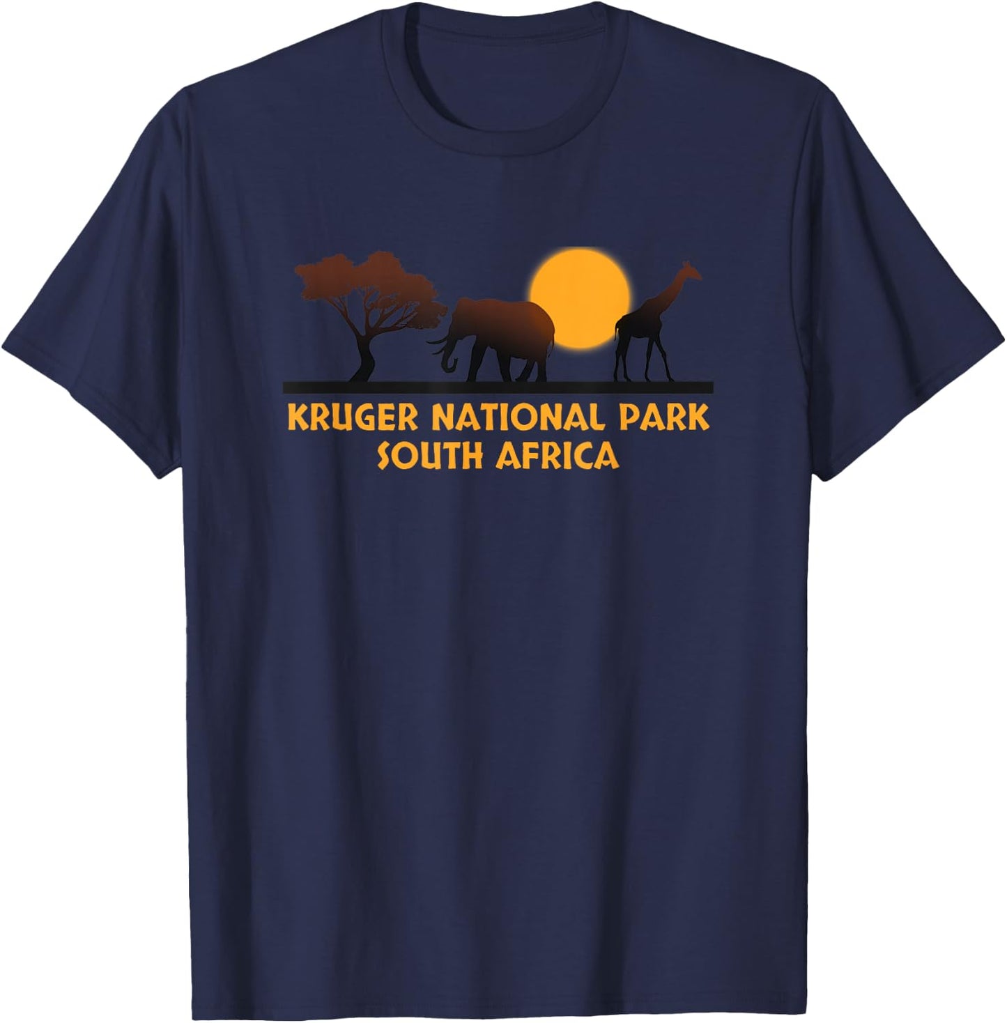 Kruger National Park South Africa T-Shirt - T-Shirt | Navy