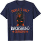 Dachshund Grandma Funny Weenie Dog Lover Weiner Dog Women T-Shirt - T-Shirt | Navy