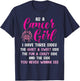 Cancer Girl Zodiac Sign Horoscope Astrology Three Sides T-Shirt - T-Shirt | Navy