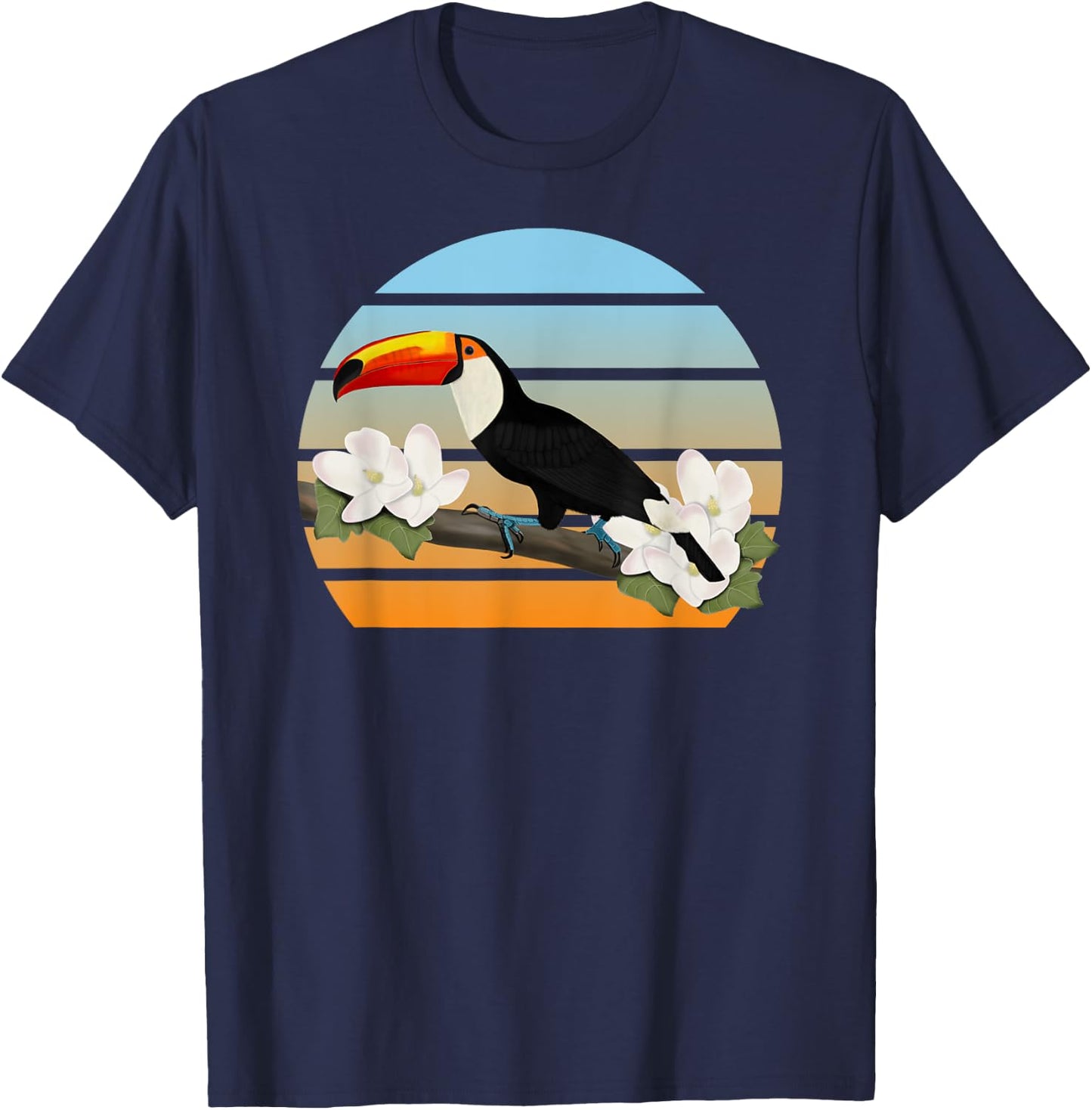 Toucan Bird Birder Birdlover Birdwatcher Animal Biologist T-Shirt - T-Shirt | Navy
