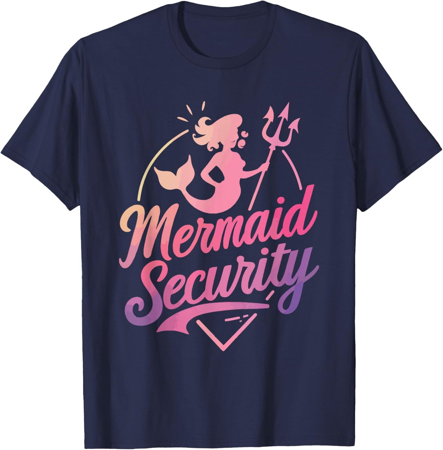 Mermaid Security T-Shirt - T-Shirt | Navy