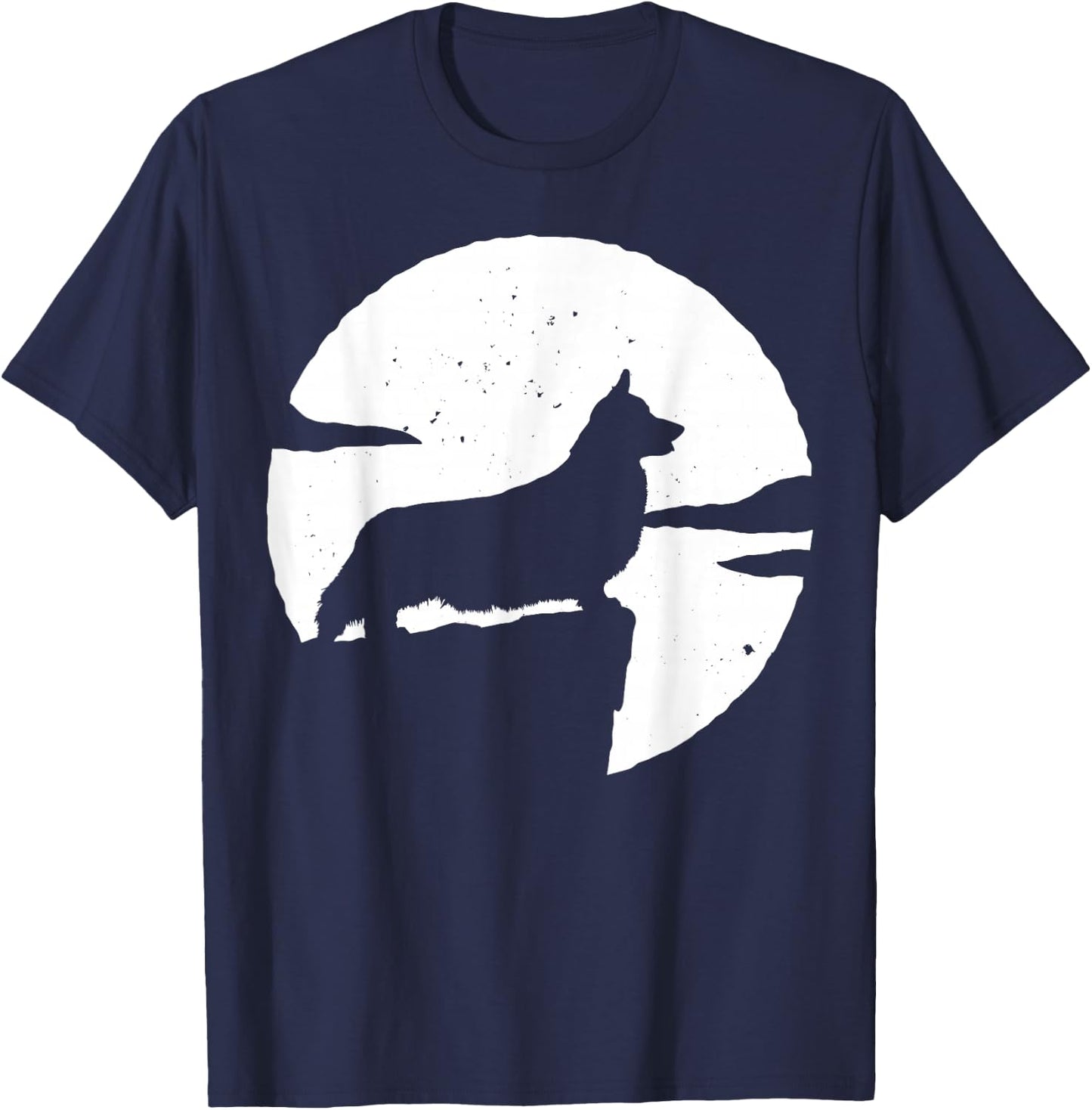 Welsh Corgi Pembroke Welsh Corgi Cardigan T-Shirt - T-Shirt | Navy