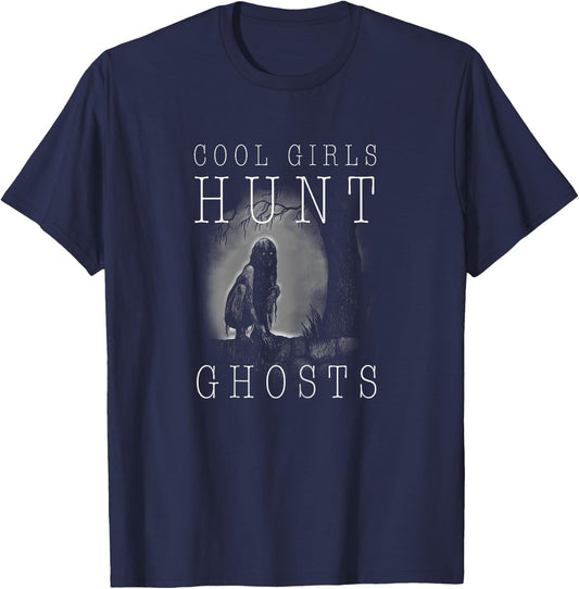 Ghost Hunting Shirt Funny Ghosthunter Girl Paranormal T-Shirt - T-Shirt | Navy
