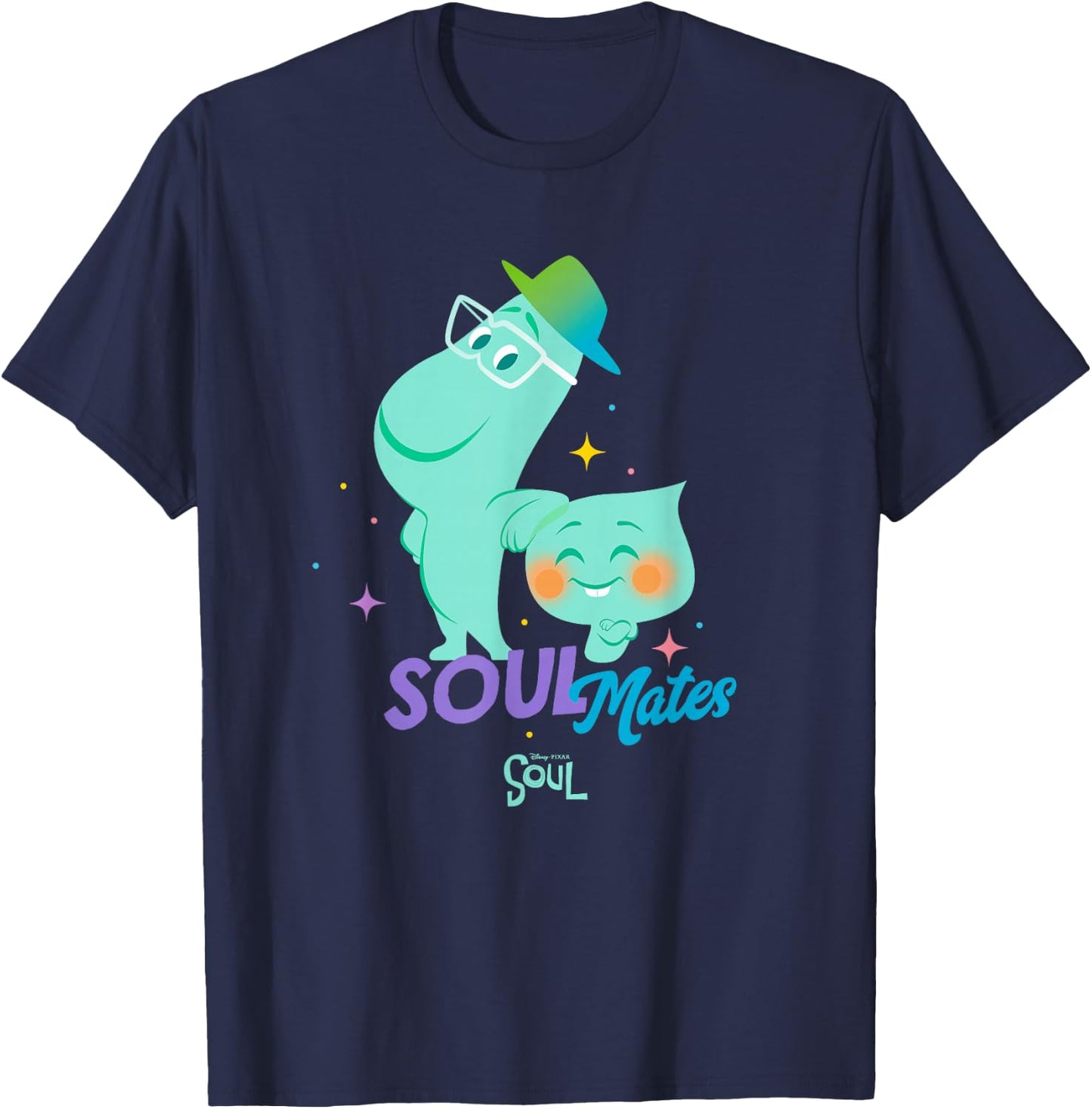 Disney and Pixar's Soul Mates Joe and 22 T-Shirt - T-Shirt | Navy