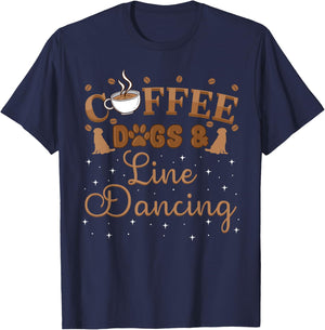Line Dancing Group Dance Teacher Dancer Choreographer Gift Men Women T-Shirt - T-Shirt | Navy