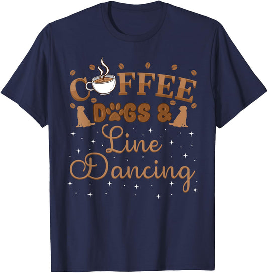 Line Dancing Group Dance Teacher Dancer Choreographer Gift Men Women T-Shirt - T-Shirt | Navy