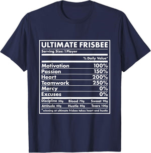 Sport Nutrition Ultimate Frisbee T-Shirt - T-Shirt | Navy