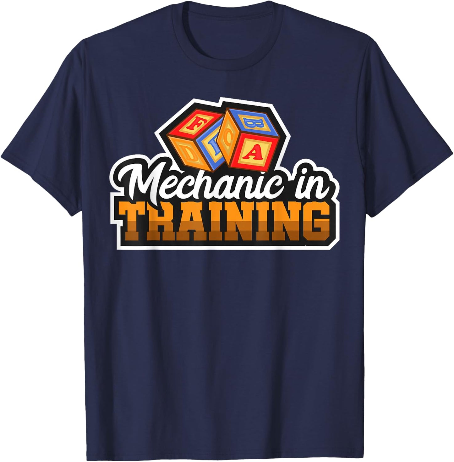 Diesel Aircraft Car Mechanic In Training For Baby T-Shirt - T-Shirt | Navy