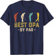 Funny Best Opa By Par Father's Day Gifts Golf T-Shirt - T-Shirt | Navy