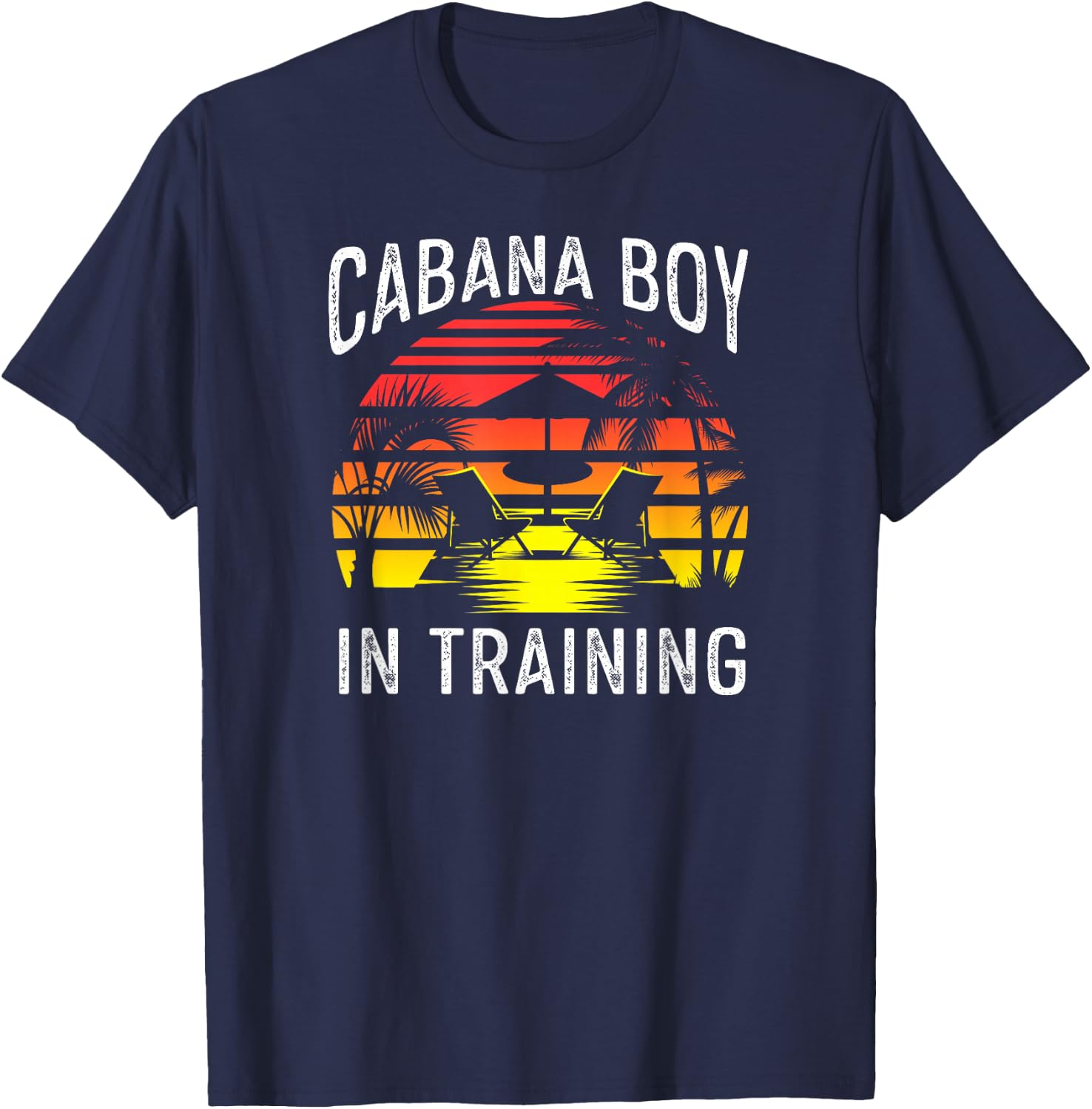 Cabana Boy In Training T-Shirt - T-Shirt | Navy