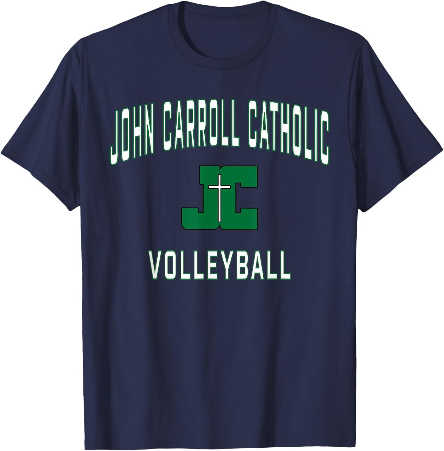 John Carroll Catholic High School Cavaliers Volleyball T-Shirt - T-Shirt | Navy