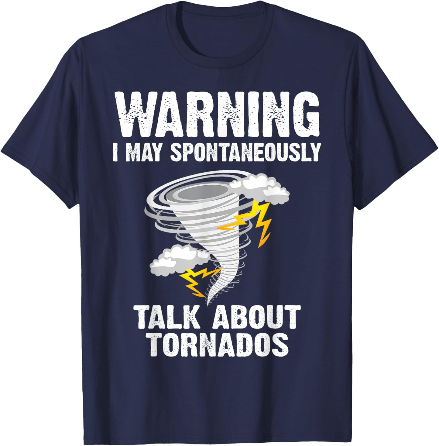 Funny Storm Tornado Chaser Gift Men Women Kids Cool Hunter T-Shirt - T-Shirt | Navy