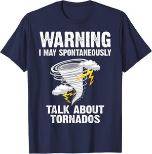 Funny Storm Tornado Chaser Gift Men Women Kids Cool Hunter T-Shirt - T-Shirt | Navy