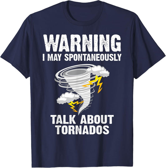 Funny Storm Tornado Chaser Gift Men Women Kids Cool Hunter T-Shirt - T-Shirt | Navy